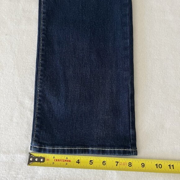 True Religion Men's Ricky Relaxed Straight Flap Blue Denim Jeans Size 33x34 NWT - Picture 11 of 12